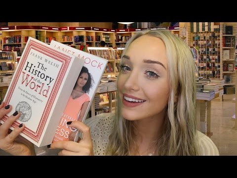 ASMR Book Store Roleplay (soft whispers and tapping to help you sleep) | GwenGwiz