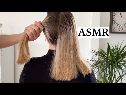 ASMR My Dad Plays With My Hair 🌿 Relaxing Hair Styling, Hair Brushing & Spraying Sounds, No Talking)