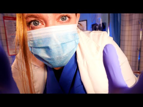 ASMR Hospital Eye Exam for Infection | Medical Role Play