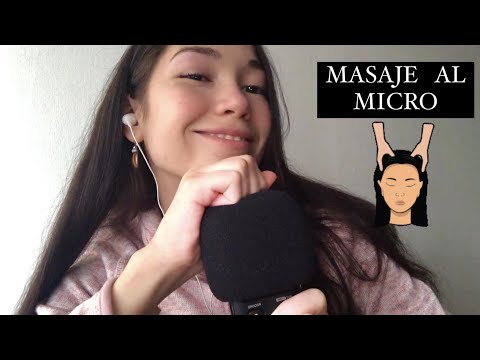 ASMR MASAJE A TU CABECITA (acariciando el micro) ESPAÑOL