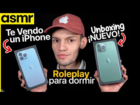 asmr para dormir roleplay | asmr unboxing iphone 13 | mol asmr español