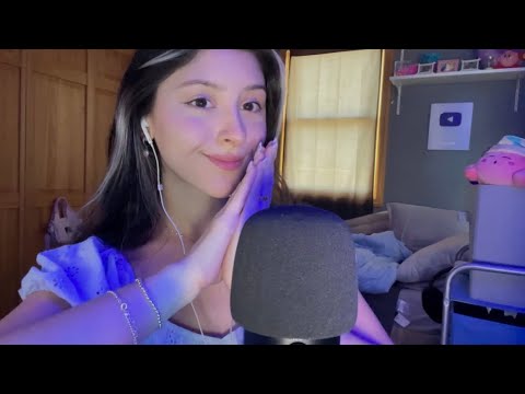 ASMR INVISIBLE TRIGGERS doing your makeup, fast mic triggers & positive affirmations 🤍 ft. Dossier