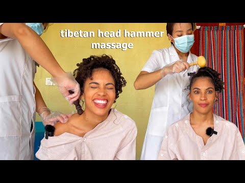 ASMR: I Tried an Ancient TIBETAN HEAD HAMMER MASSAGE for INSOMNIA!