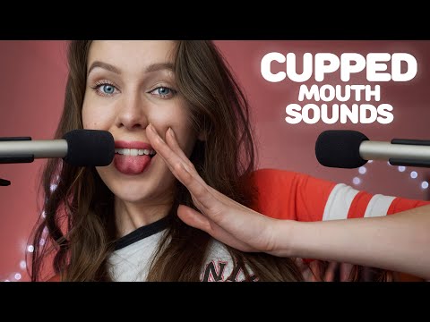 ASMR | extremely sensitive cupped mouth sounds + tapping