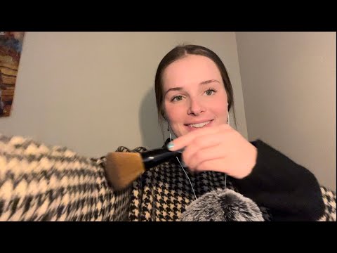 ASMR for stress and anxiety (personal attentions, mic brushing, tracing you face, skin tracing)