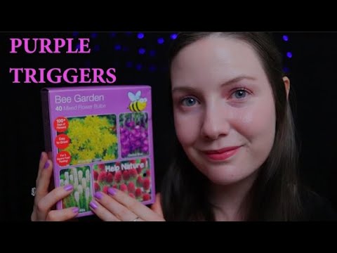 ASMR Intense PURPLE Triggers & Close-Up Whispering 💜💤🟪😴