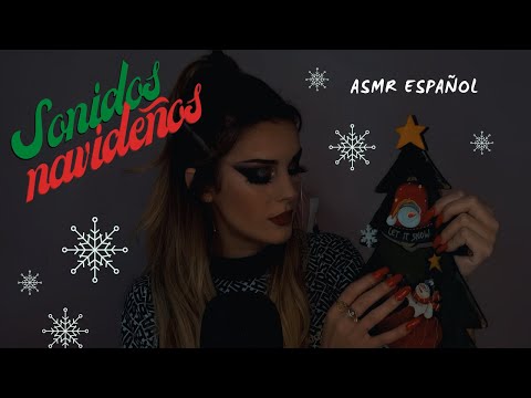 Sonidos con objetos navideños | ASMR Español