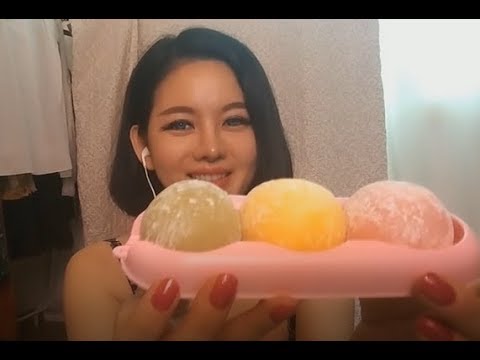 ASMR 日本語アイスクリームを食べる音 일본어 먹방