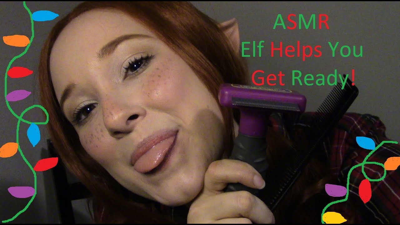 Christmas Elf Grooms You (A Reindeer)! ASMR (brushing, personal attention, soft spoken)