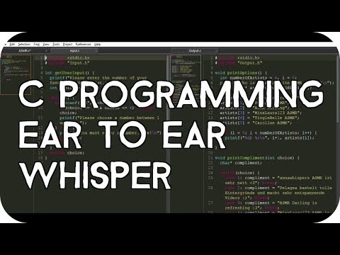 ASMR Ear to Ear Whisper About C Programming for Relaxation (Layered Typing Sounds) Pt. 6