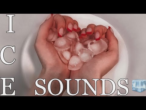 АСМР лёд|ASMR ice sounds, scratching and tapping🧊