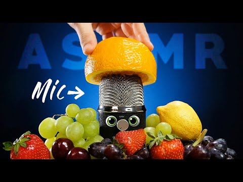 ASMR Squeezing an ORANGE on the Mic 🍊 100% Juicy Fruit Triggers for Sweet Tingles and Healthy Sleep