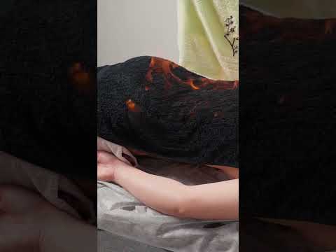 Fiery massage for a fiery girl #fierymassage #massage #backmassage