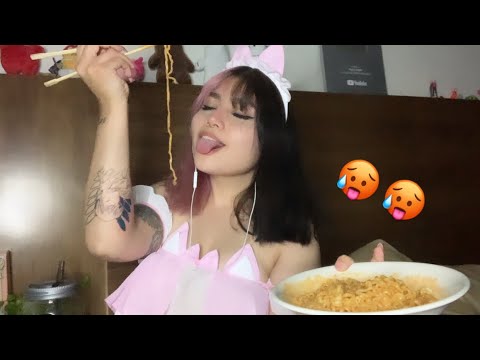 ✨comiendo sopa EXTRA picante🥴!- María ASMR