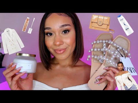 ASMR Spring/Summer Favourites Haul! 💜 Whispered Show & Tell, Tapping..