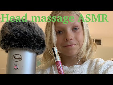 Head massage ASMR
