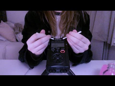 ASMR・❥ . *. ⋆ quick cuts with echo effect (a bit aggressive)┊tascam