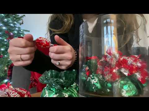 ASMR Crinkly Christmas Sweet Collection Show And Tell Intoxicating Sounds Sleep Help Relaxation