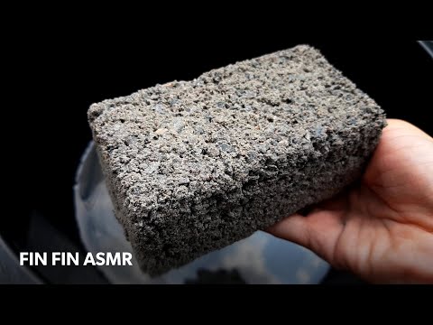 Relaxing Gritty Blocks Crumble | ASMR #371