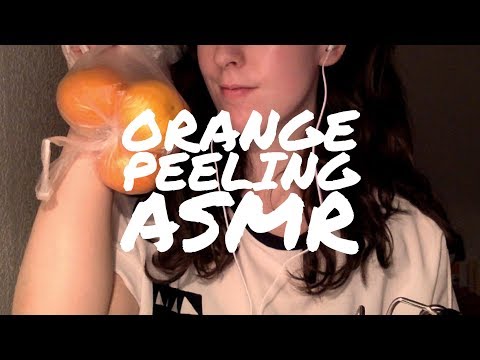 ASMR | Super Satisfying Orange Peeling Sounds