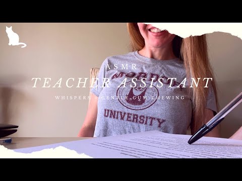 ASMR - Nerdy Teacher Assistant RP