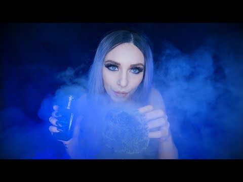 ASMR Vaping into your ears, mouth sounds. Tingly vape cloud therapy, kisses and smiles. (No Talking)