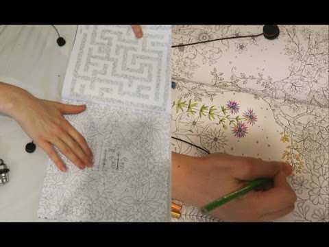ASMR Coloring - Pencil Sounds, Coloring, Page Flipping ...
