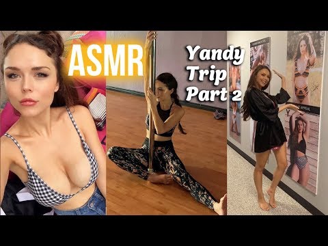 ASMR // Yandy Trip Behind the Scenes PT 2 (pole dancing class, pool party and our farewell dinner)