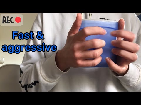 ASMR | Fast and aggressive tapping/ scratching for many tingles 💗