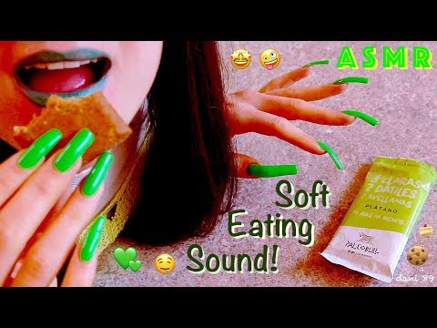 🍪 NEW super ASMR with EATING sounds! 🍫 💚 EVERYTHING in GREEN!!! 🍰 💚 Real TINGLES!!! 😴