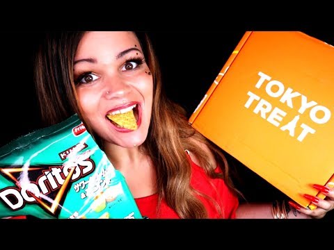 ASMR EATING SOUNDS 🍬 Trying Japanese Candy From TokyoTreat 🍬