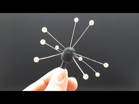 Stabbing the pins into the microphone | ASMR | No talking | Satisfying Video