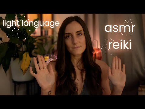 Peaceful Reiki ASMR & Light Language ✨ Energy Healing, Soft Spoken, Singing, Sound Healing