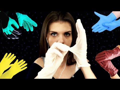 ASMR Gloves Time - Rubbing Latex Gloves, Medical Gloves, Leather Gloves, Hand Movements