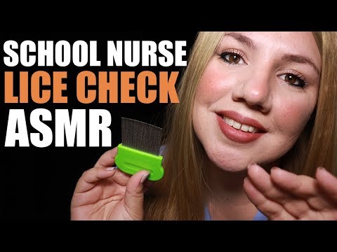ASMR Inch by Inch School Nurse Scalp and Lice CHECK