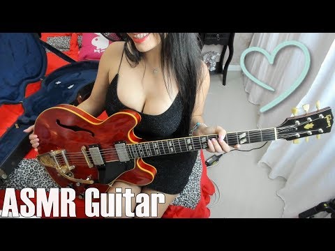 ASMR TAPPING GUITAR MOUTH SOUND GIBSON GUITAR 💓 🎸 💓