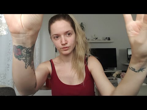 ASMR RP personal attention - hand sounds & movements, tapping, brushing, whispering, face painting