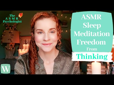 ASMR Sleep Meditation: Freedom From Thinking Deepest Level Sleep & Relaxation *Water Sounds* Whisper