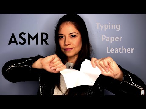 ASMR Office Role Play | Sorting Paperwork Shuffling Tearing Typing Flipping Pages (Soft Spoken)