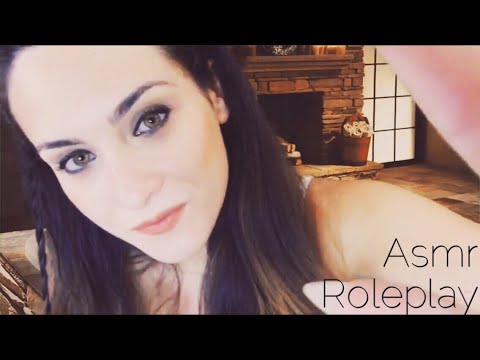 ROLEPLAY REMOVE YOUR MAKE UP ASMR - BINAURAL - TEST WITH GREEN SCREEN - ASMR ITA