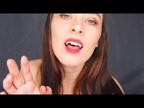 Turning you into a vampire ASMR (slurping, personal attention, face touching..)