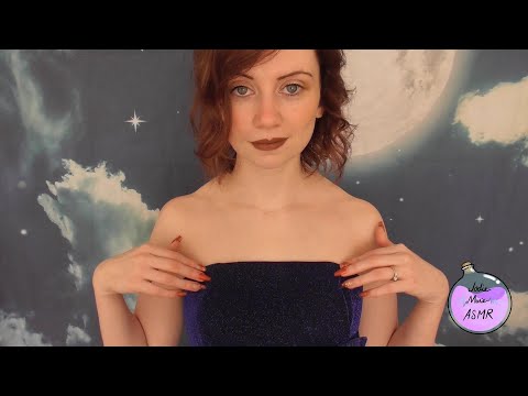ASMR - Shirt Scratching/collarbone tapping. How I fell asleep standing up