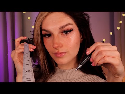 ASMR Measuring You All Over | Detailed Personal Attention, Hand Movements & Inaudible Whispering