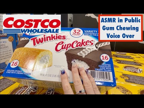 ASMR In Public | Costco Walkthrough w/ Gum Chewing Whispered Voice Over