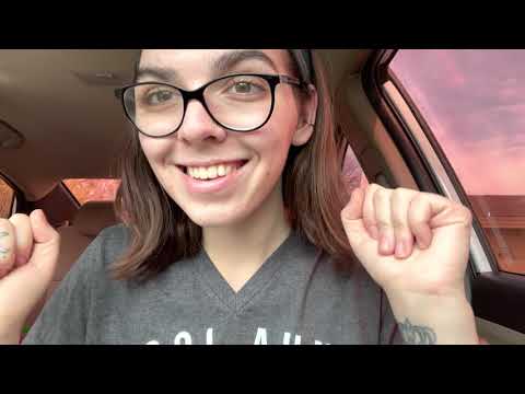 ASMR in a Car 🚘 Lofi Hand Movements with Affirmations for a Hard Day♥️