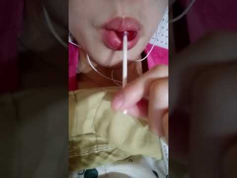 ASMR Eating Sound Color Lollipops
