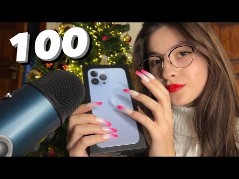 Asmr 100 triggers in 10 minutes for sleep and relax 😴