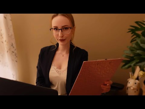 ASMR | Interview Roleplay (100+ Personal Questions) Soft spoken, Typing, Writing❤️