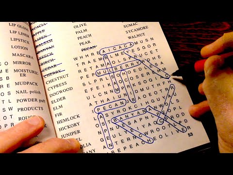 Word Seek Puzzle #5 - Naturally Relaxing ASMR