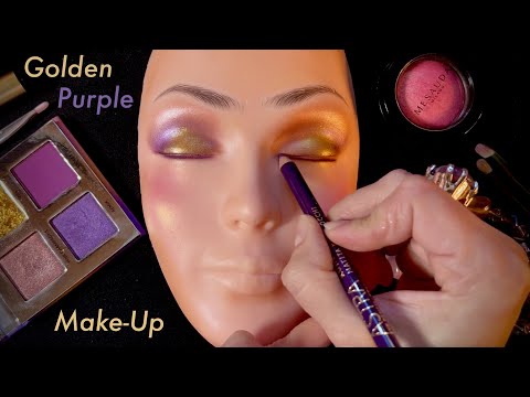ASMR 💄 TRUCCO GLAMOUR su Mannequin 💄 Make-Up Application Four Way Disco Hauslabs [Whispering]